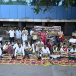 रायपुर स्काईवॉक निर्माण में भ्रष्टाचार का आरोप, कांग्रेस ने किया जोरदार प्रदर्शन