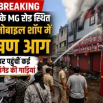 रायपुर के MG रोड स्थित ऑटोमोबाइल शॉप में भीषण आग, मौके पर पहुंचीं कई फायर ब्रिगेड की गाड़ियां