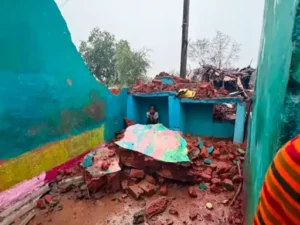Nakti village families leaving EWS housing in Raipur